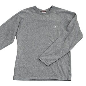 The North Face Gray Long Sleeve Men's Tee - Size Small - Slim Fit - B22